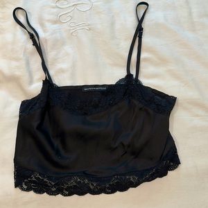 Black brandy Melville cropped cami